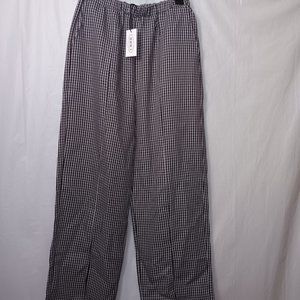 CIDER WOMEN'S HOUNDSTOOTH PATTERN PULL ON PANTS